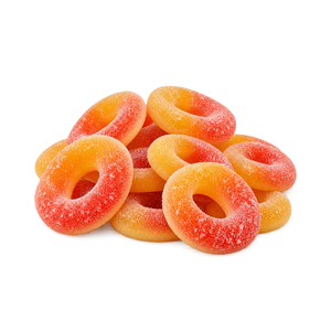 Gummies Peach rings 5mg THC Full Spectrum — vista alternativa