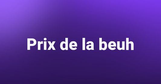 Prix de la beuh
