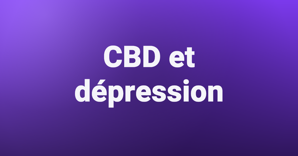 CBD et dépression