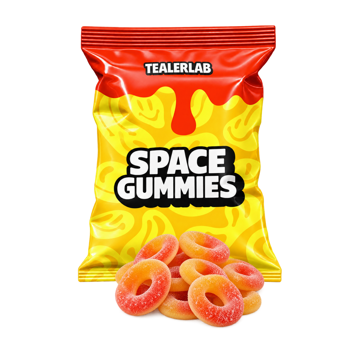 Gummies Peach rings 5mg THC Full Spectrum