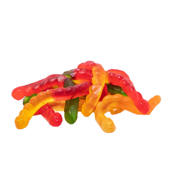 Gummies Worms 25mg THC