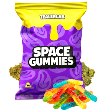 Gummies Worms 25mg THC
