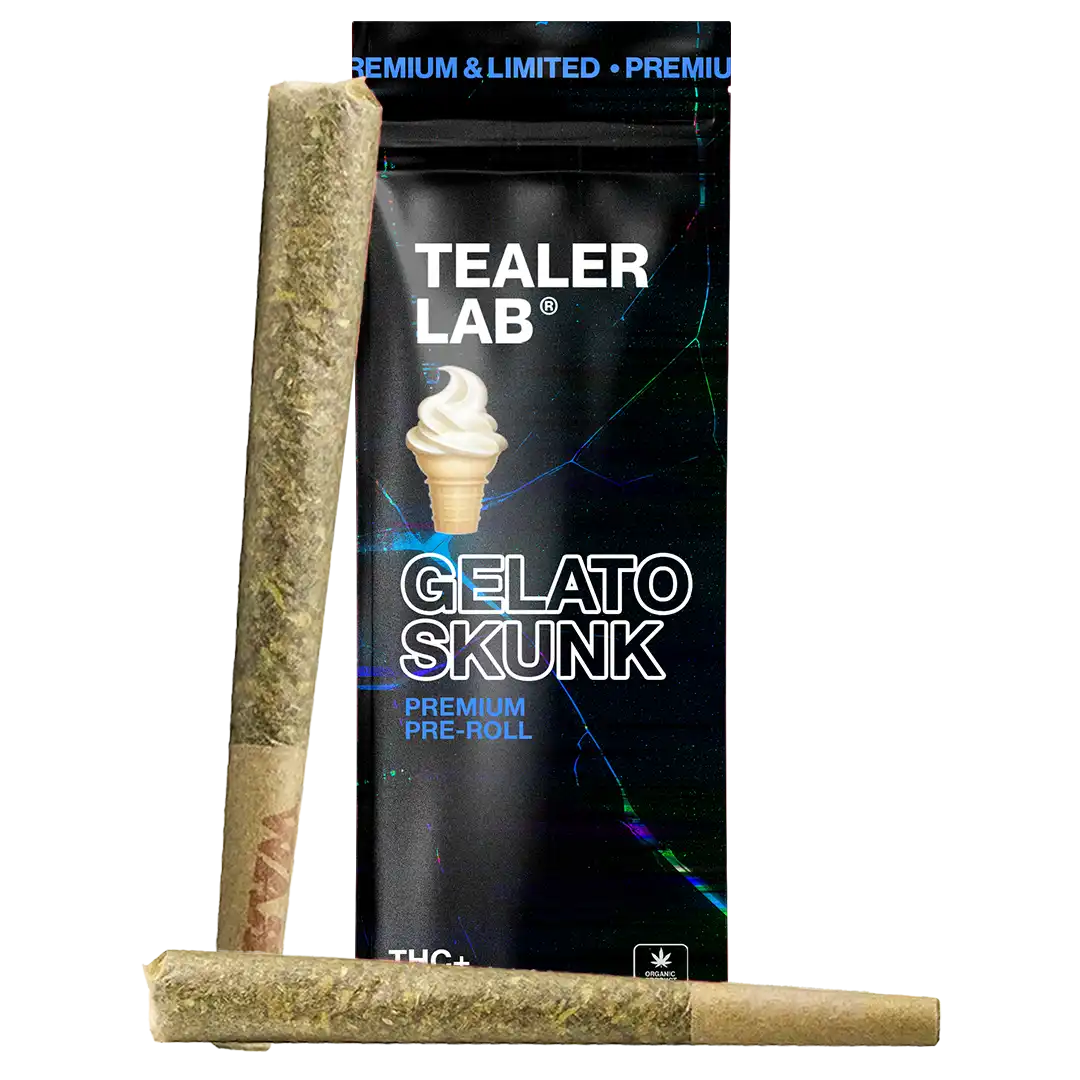 Pack Prerolls Gelato Skunk THC+