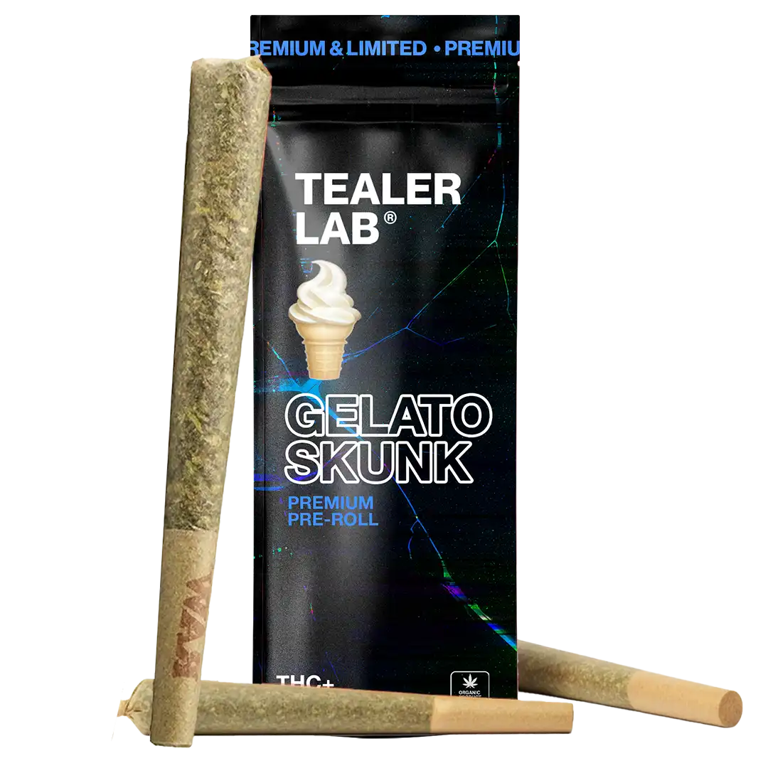 Pack Prerolls Gelato Skunk THC+