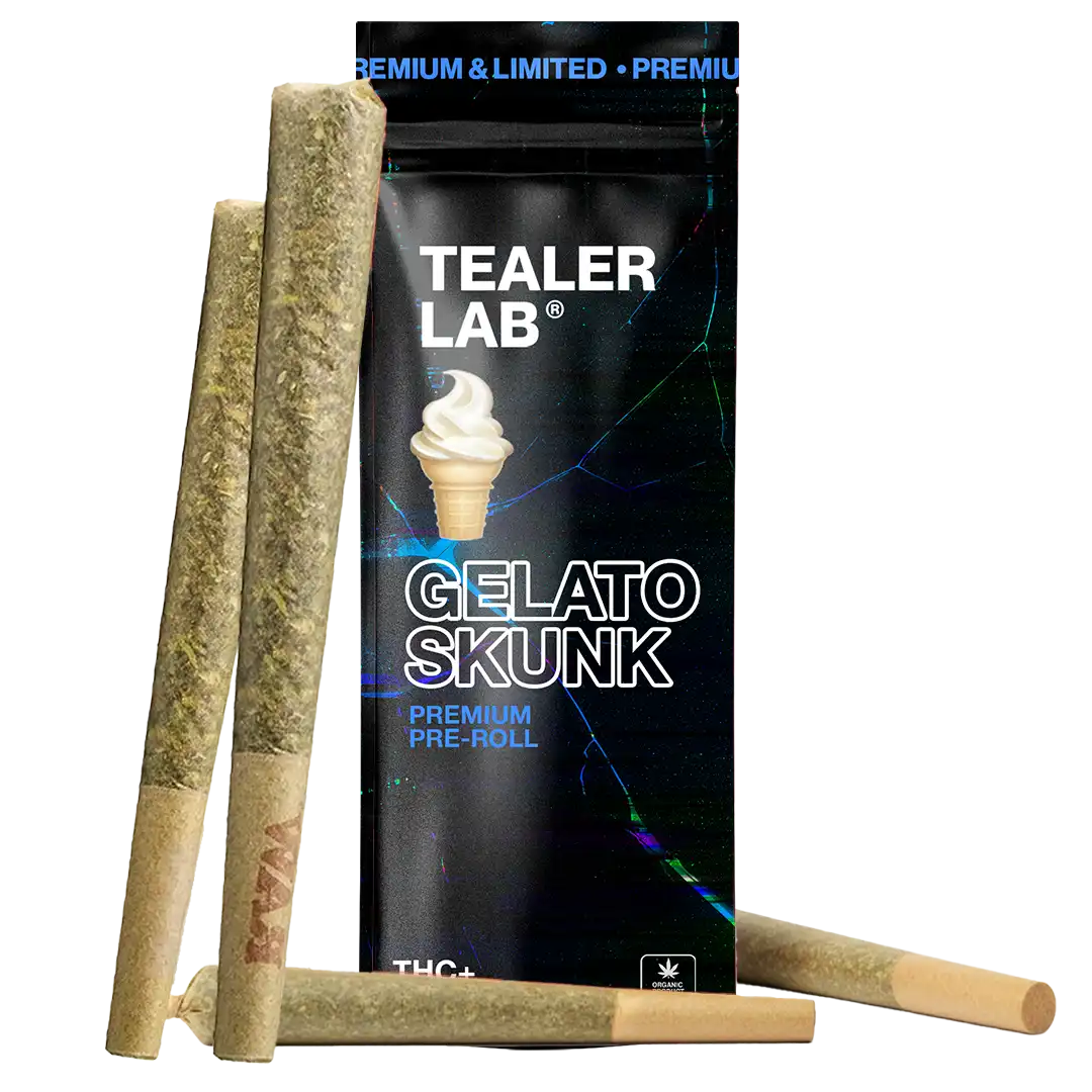 Pack Prerolls Gelato Skunk THC+