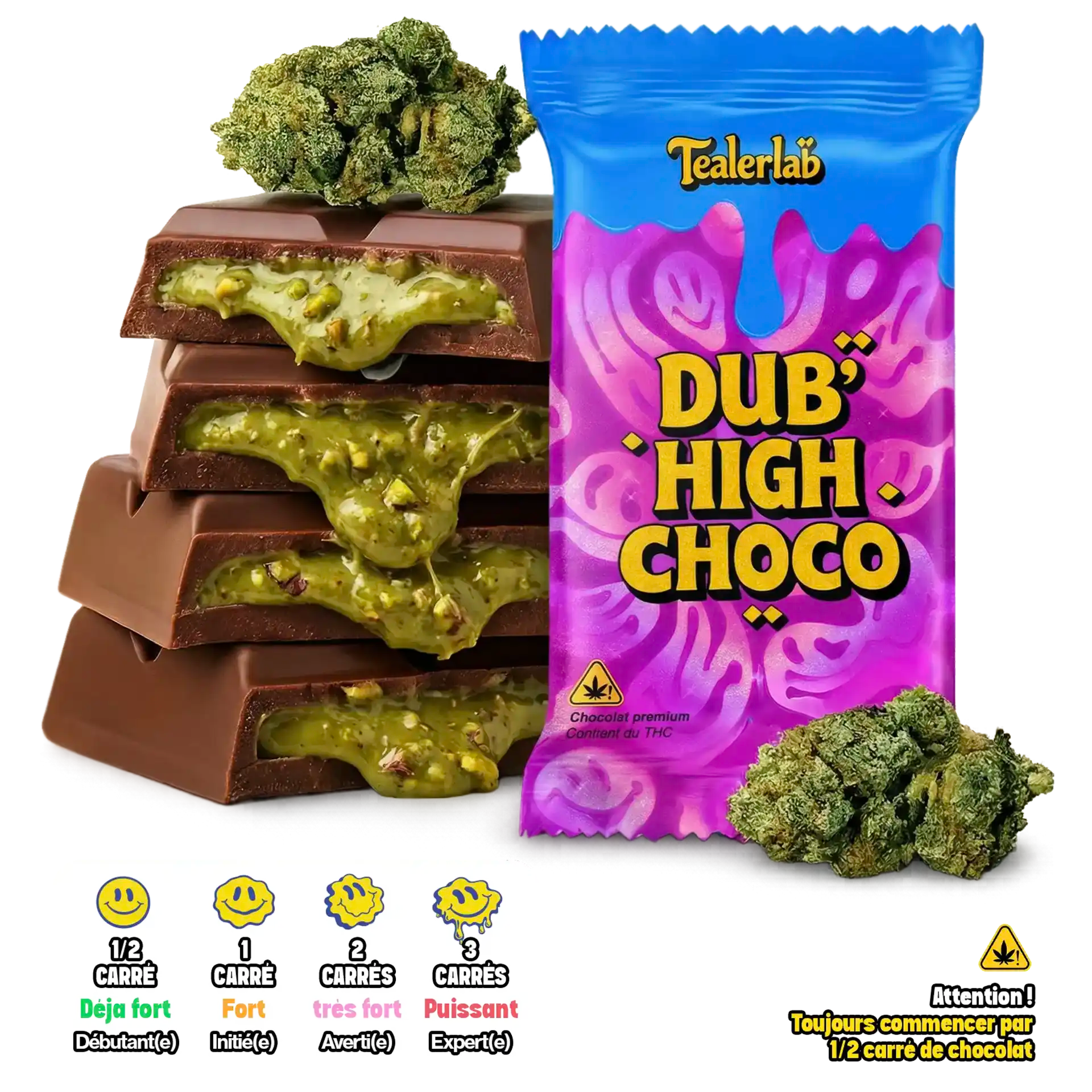 Chocolat Dubaï 100MG THC