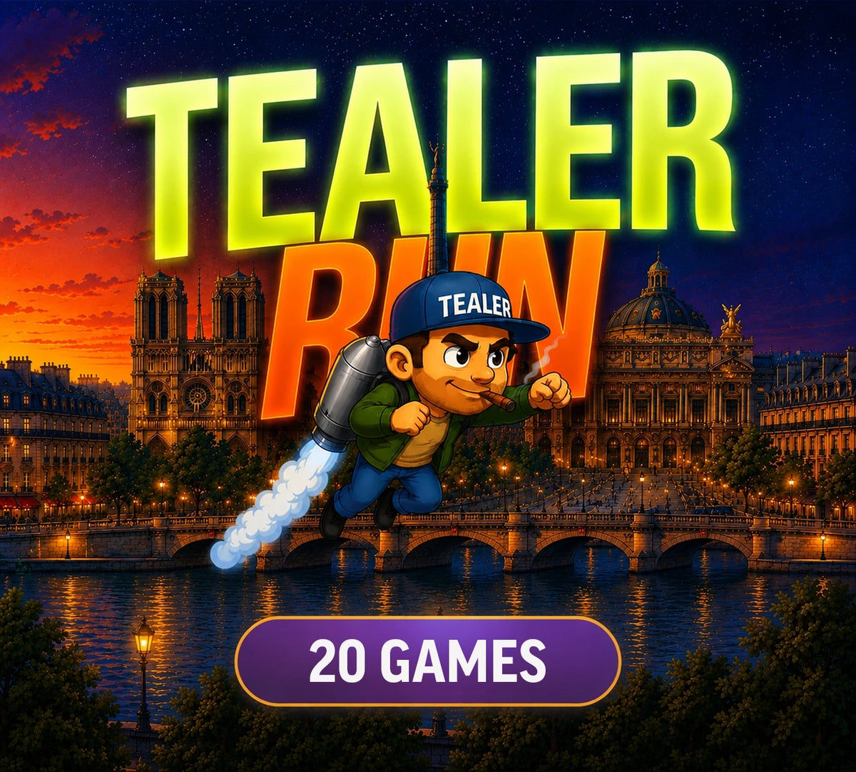 Pack REGULAR — 20 parties Tealer Run